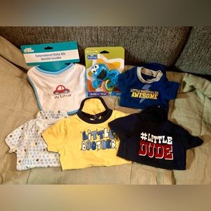Baby Boy Little Brother Clothes Lot. NB-9months. Baby Supplies.Baby Rattle & Bib